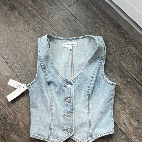 Denim Forum - 90s Mia Denim Vest - Picture 8 of 8